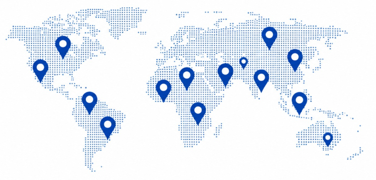 Biomedortho global presence map
